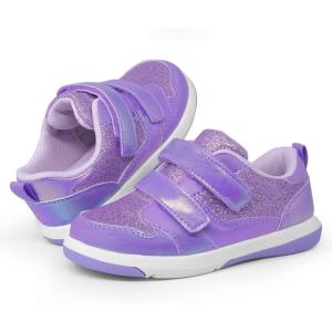 imageSKYWHEEL Toddler Boys Girls Tennis Shoes Kids Slip On Barefoot Shoes Wide Casual Walking Running Sneakers for Little Kids107toddler Purple Shoes