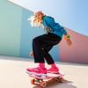 imageSKYWHEEL Kids Sneaker Boys Girls Light Up Shoes with Switch Breathable Athletic Casual Walking Tennis Shoes Boys Girls FootwearHot Pink Light Up Shoes With Switch