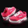 imageSKYWHEEL Kids Sneaker Boys Girls Light Up Shoes with Switch Breathable Athletic Casual Walking Tennis Shoes Boys Girls FootwearHot Pink Light Up Shoes With Switch