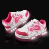 imageSKYWHEEL Kids Sneaker Boys Girls Light Up Shoes with Switch Breathable Athletic Casual Walking Tennis Shoes Boys Girls FootwearWhitePink Light Up Shoes With Switch