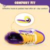 imageSKYWHEEL Kids Sneaker Boys Girls Light Up Shoes with Switch Breathable Athletic Casual Walking Tennis Shoes Boys Girls FootwearYellowPurple Light Up Shoes With Switch
