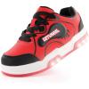 imageSKYWHEEL Kids Sneaker Boys Girls Light Up Shoes with Switch Breathable Athletic Casual Walking Tennis Shoes Boys Girls FootwearRedBlack Light Up Shoes With Switch