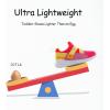 imageSKYWHEEL Toddler Tennis Shoes Boys Girls Barefoot Slip On Shoes Kids Lightweight Breathable Sports Sneakers for Walking RunningFuchsia