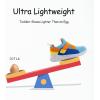 imageSKYWHEEL Toddler Tennis Shoes Boys Girls Barefoot Slip On Shoes Kids Lightweight Breathable Sports Sneakers for Walking RunningMulticolor