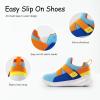 imageSKYWHEEL Toddler Tennis Shoes Boys Girls Barefoot Slip On Shoes Kids Lightweight Breathable Sports Sneakers for Walking RunningMulticolor