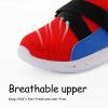 imageSKYWHEEL Toddler Tennis Shoes Boys Girls Barefoot Slip On Shoes Kids Lightweight Breathable Sports Sneakers for Walking RunningRedBlack