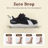imageSKYWHEEL Toddler Wide Toe Box Barefoot Shoes Boys Sneakers Kids Tennis Shoes Comfort Lightweight Zero Drop Walking Shoe for IndoorOutdoor PlayBlack Toddler Shoes