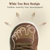 imageSKYWHEEL Toddler Wide Toe Box Barefoot Shoes Boys Sneakers Kids Tennis Shoes Comfort Lightweight Zero Drop Walking Shoe for IndoorOutdoor PlayBrown Toddler Shoes