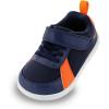 imageSKYWHEEL Toddler Wide Toe Box Barefoot Shoes Boys Sneakers Kids Tennis Shoes Comfort Lightweight Zero Drop Walking Shoe for IndoorOutdoor PlayNavy Toddler Shoes
