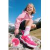 imageSKYWHEEL Kids Sneakers for Boys Girls Skate Shoes Lace up Athletic Running Walking Light Up Tennis Shoes Size 11 to Big Kids Size 3Hot Pink Light Up Shoes With Switch