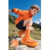 imageSKYWHEEL Kids Sneakers for Boys Girls Skate Shoes Lace up Athletic Running Walking Light Up Tennis Shoes Size 11 to Big Kids Size 3Orange Light Up Shoes With Switch