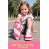 imageSKYWHEEL Kids Sneakers for Boys Girls Skate Shoes Lace up Athletic Running Walking Light Up Tennis Shoes Size 11 to Big Kids Size 3WhitePink Light Up Shoes With Switch