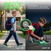 imageSKYWHEEL Kids Sneakers for Boys Light Up Shoes with Switch Tennis Running Athletic Shoes Toddler Size 10 to Big Kids Size 5BlackGreen Kids Ligth Up Shoes