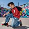 imageSKYWHEEL Kids Sneakers for Boys Light Up Shoes with Switch Tennis Running Athletic Shoes Toddler Size 10 to Big Kids Size 5BlackRed Kids Ligth Up Shoes