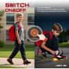 imageSKYWHEEL Kids Sneakers for Boys Light Up Shoes with Switch Tennis Running Athletic Shoes Toddler Size 10 to Big Kids Size 5BlackRed Kids Ligth Up Shoes