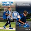 imageSKYWHEEL Kids Sneakers for Boys Light Up Shoes with Switch Tennis Running Athletic Shoes Toddler Size 10 to Big Kids Size 5Blue Kids Ligth Up Shoes