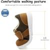 imageSKYWHEEL Toddler Boys Girls Shoes Wide Toe Box Barefoot Casual Walking Running Sneakers for Toddler and Little KidsCaramel Toddler Shoes