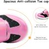 imageSKYWHEEL Toddler Boys Girls Shoes Wide Toe Box Barefoot Casual Walking Running Sneakers for Toddler and Little KidsHot Pink Toddler Shoes
