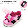 imageSKYWHEEL Toddler Boys Girls Shoes Wide Toe Box Barefoot Casual Walking Running Sneakers for Toddler and Little KidsHot Pink Toddler Shoes