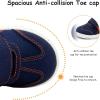 imageSKYWHEEL Toddler Boys Girls Shoes Wide Toe Box Barefoot Casual Walking Running Sneakers for Toddler and Little KidsNavy Orange Toddler Boys Sneakers