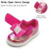 imageSKYWHEEL Toddler Boys Girls Shoes Wide Toe Box Barefoot Casual Walking Running Sneakers for Toddler and Little KidsPink Fuchsia Toddler Girls Shoes