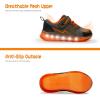imageSKYWHEEL Toddler Girls Boys Light up Shoes LED Flashing Lightweight Mesh Breathable Walking Sneakers for Toddler and Little Kids RunningGrey Boys Light Up Shoes