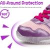 imageSKYWHEEL Toddler Girls Boys Light up Shoes LED Flashing Lightweight Mesh Breathable Walking Sneakers for Toddler and Little Kids RunningPink Light Up Shoes for Girls