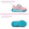 imageSKYWHEEL Toddler Girls Boys Light up Shoes LED Flashing Lightweight Mesh Breathable Walking Sneakers for Toddler and Little Kids RunningPink Toddler Shoes