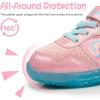 imageSKYWHEEL Toddler Girls Boys Light up Shoes LED Flashing Lightweight Mesh Breathable Walking Sneakers for Toddler and Little Kids RunningPink Toddler Shoes