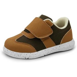 imageSKYWHEEL Toddler Boys Girls Shoes Wide Toe Box Barefoot Casual Walking Running Sneakers for Toddler and Little KidsCaramel Toddler Shoes