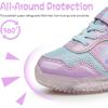 imageSKYWHEEL Light Up Sneakers for Toddlers EasyOn with Hook ampamp Loop Lightweight Breathable and SoftPurple Toddler Shoes