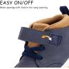 imageSKYWHEEL Toddler Shoes Boys Ankle Support Boots High Top Casual Stain Resistant Sneakers for Fall Winter and SpringNavy Boys Ankle Boots