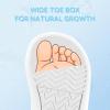 imageSKYWHEEL Toddler Boys Girls Wide Toe Box Barefoot Shoes Lightweight SlipOn Cartoon Sneakers Breathable Extra Wide Comfort for Chubby FeetBoys Grey Shoes