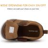 imageSKYWHEEL Toddler Boys Shoes Wide Barefoot Casual Walking Running Shoe for Toddlers Tennis SlipOn Cartoon Sneakers for Little Kids Comfortable DurableBrown Toddler Boys Sneakers