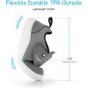 imageSKYWHEEL Toddler Boys Shoes Wide Barefoot Casual Walking Running Shoe for Toddlers Tennis SlipOn Cartoon Sneakers for Little Kids Comfortable DurableGrey Toddler Shoes