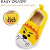 imageSKYWHEEL Toddler Slip On Shoes Wide Toe Box Barefoot Casual Canvas Walking Tennis Shoes for Boys Girls Cute SneakersBrave Lion