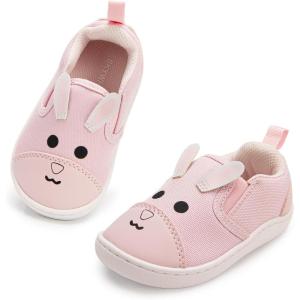 imageSKYWHEEL Toddler Slip On Shoes Wide Toe Box Barefoot Casual Canvas Walking Tennis Shoes for Boys Girls Cute SneakersSnuggle Bunny