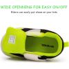 imageSKYWHEEL Toddler Boys Shoes Wide Barefoot Casual Walking Running Shoe for Toddlers Tennis SlipOn Cartoon Sneakers for Little Kids Comfortable DurableToddler Black Space Shoes