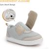 imageSKYWHEEL Toddler Boys Shoes Wide Barefoot Casual Walking Running Shoe for Toddlers Tennis SlipOn Cartoon Sneakers for Little Kids Comfortable DurableToddler Grey Koala Shoes