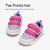 imageSKYWHEEL Toddler Boys Girls Tennis Shoes Kids Slip On Barefoot Shoes Wide Casual Walking Running Sneakers for Little Kids116toddler Girls Purple Shoes