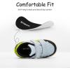 imageSKYWHEEL Toddler Boys Girls Tennis Shoes Kids Slip On Barefoot Shoes Wide Casual Walking Running Sneakers for Little Kids118toddler Boys Shoes Grey Blue