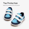 imageSKYWHEEL Toddler Boys Girls Tennis Shoes Kids Slip On Barefoot Shoes Wide Casual Walking Running Sneakers for Little Kids119blue Toddler Boys Shoes