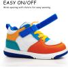 imageSKYWHEEL Toddler Boys Girls Tennis Shoes Kids Slip On Barefoot Shoes Wide Casual Walking Running Sneakers for Little Kids305multi Toddler High Top Shoes