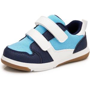 imageSKYWHEEL Toddler Boys Girls Tennis Shoes Kids Slip On Barefoot Shoes Wide Casual Walking Running Sneakers for Little Kids119blue Toddler Boys Shoes