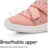 imageSKYWHEEL Toddler Boys Girls Tennis Shoes Breathable Mesh Lightweight Slip On Walking Running Athletic SneakersPink Toddler Slip on Shoes