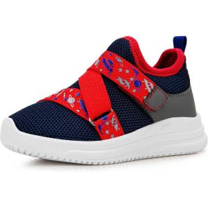 imageSKYWHEEL Toddler Boys Girls Tennis Shoes Breathable Mesh Lightweight Slip On Walking Running Athletic SneakersBlack Toddler Tennis Shoes