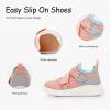imageSKYWHEEL Toddler Tennis Shoes for Boys Girls Slip On Lightweight Breathable Mesh Sneakers for Walking RunningPink Toddler Slip on Shoes