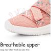 imageSKYWHEEL Toddler Tennis Shoes for Boys Girls Slip On Lightweight Breathable Mesh Sneakers for Walking RunningPink Toddler Slip on Shoes
