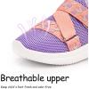 imageSKYWHEEL Toddler Tennis Shoes for Boys Girls Slip On Lightweight Breathable Mesh Sneakers for Walking RunningPurple Toddler Tennis Shoes