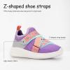 imageSKYWHEEL Toddler Tennis Shoes for Boys Girls Slip On Lightweight Breathable Mesh Sneakers for Walking RunningPurple Toddler Tennis Shoes